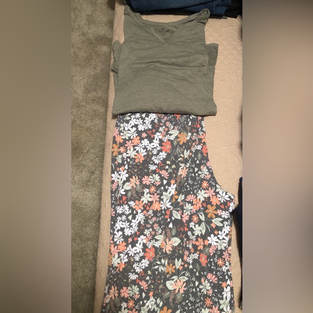 2 pair QVC Cuddl Duds~ Breezies Plus Size Pajama Sets size 3X